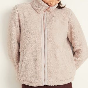 OLD NAVY Faux Sherpa Zip Jacket